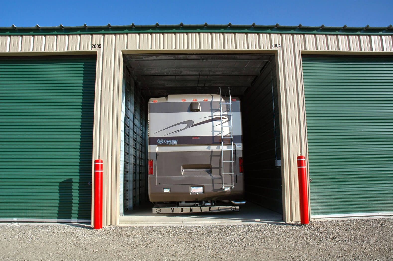 Drive-Up Storage for Pop-Up Trailers & Tents