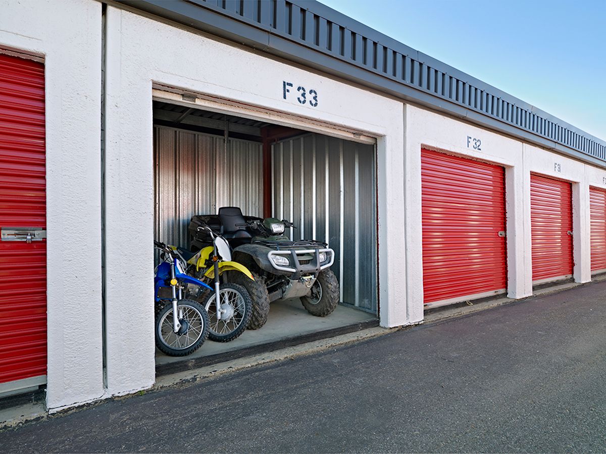 Drive Up Motorcycle Storage